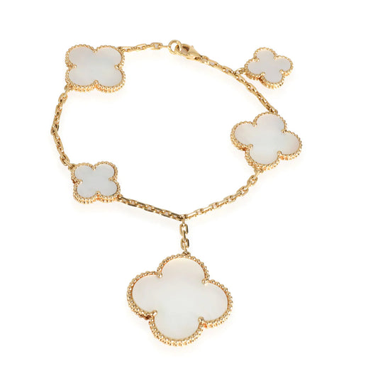 [Grace Jewelry]MAGIC CLOVER MOP GOLD BRACELET 5 MOTIFS