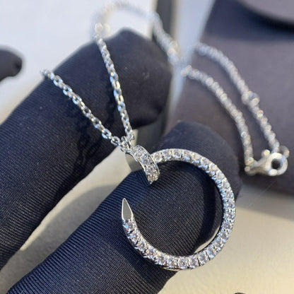 [Grace Jewelry]JUSTE NECKLACE SILVER DIAMONDS