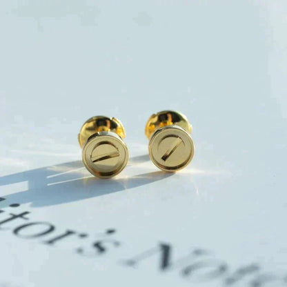 [Grace Jewelry]LOVE EARRINGS GOLD 10MM