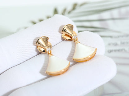 [Grace Jewelry]DREAM MOP PINK GOLD EARRINGS