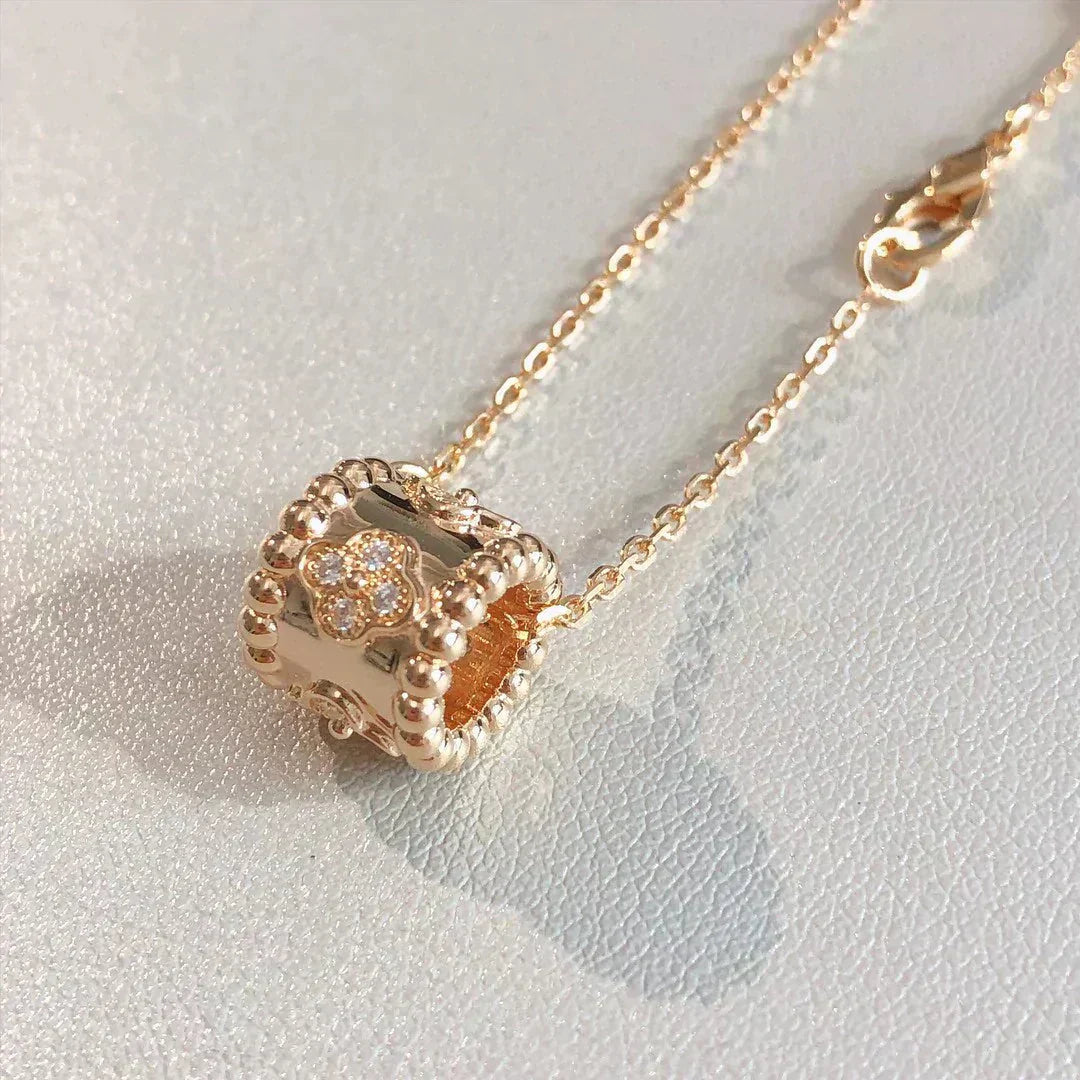 [Grace Jewelry]PERLEE PEDANT NECKLACE GOLD / ROSE GOLD