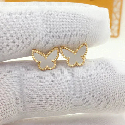 [Grace Jewelry]SWEET BUTTERFLY MOP EARSTUDS