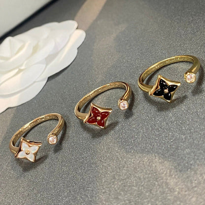 [Grace Jewelry]STAR 1 DIAMOND OPEN RING