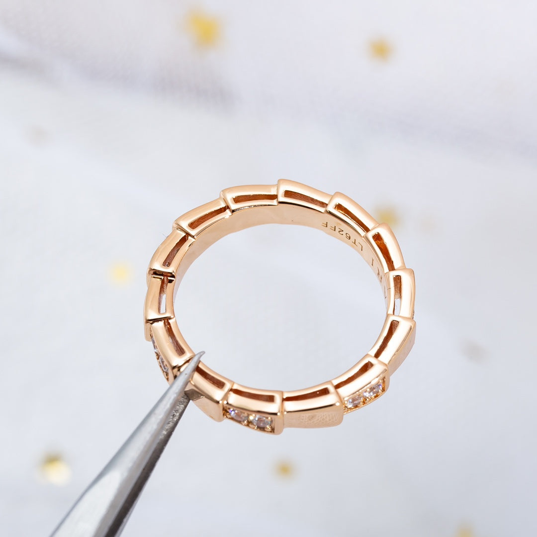 [Grace Jewelry]SERPENTI RING PINK GOLD  3MM