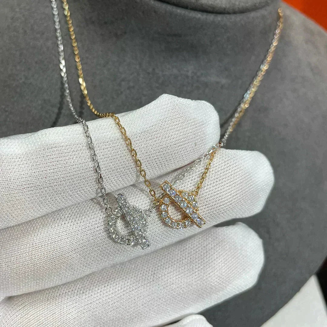 [Grace Jewelry]ECHAPEE NECKLACE DIAMOND