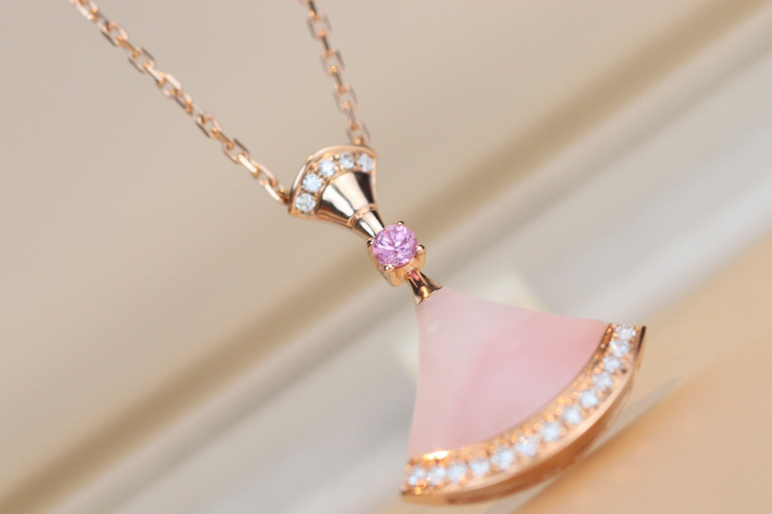 [Grace Jewelry]DREAM NECKLACE PINK MOP DIAMOND