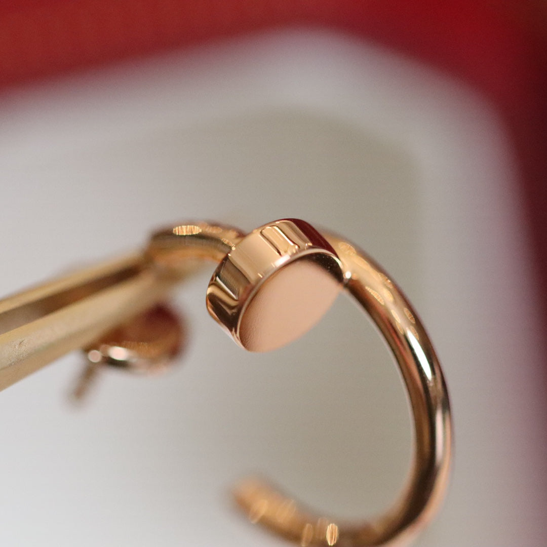 [Grace Jewelry]JUSTE EARRINGS PINK GOLD