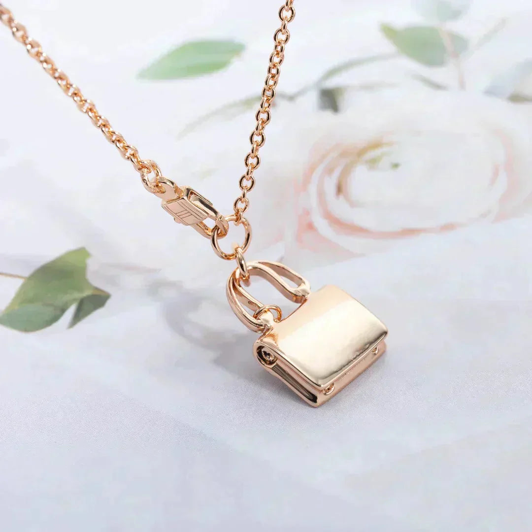 [Grace Jewelry]AMULETTE PEDANT ROSE GOLD NECKLACE