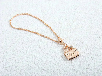 [Grace Jewelry]AMULETTE PEDANT ROSE GOLD NECKLACE