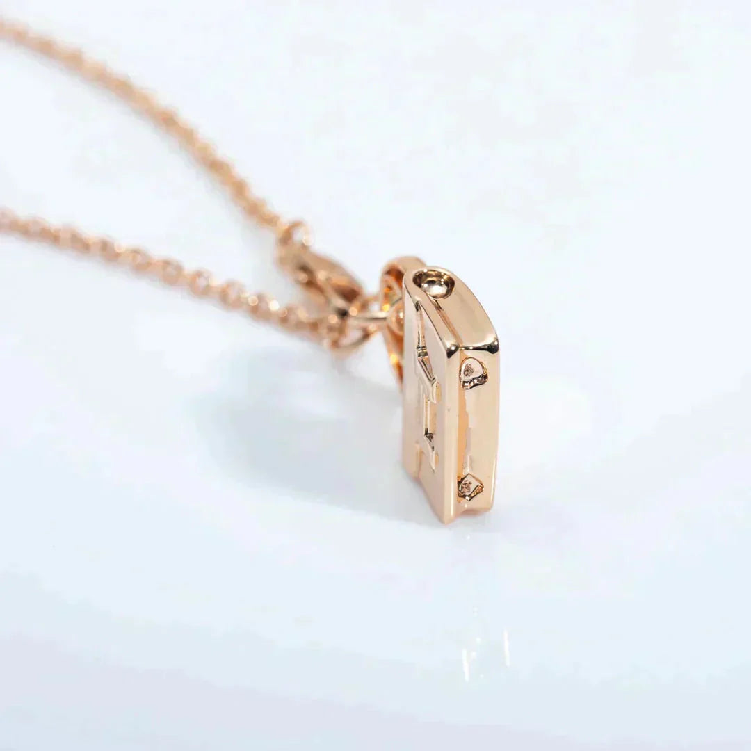 [Grace Jewelry]AMULETTE PEDANT ROSE GOLD NECKLACE