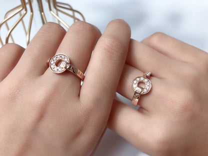 [Grace Jewelry]DREAM RING DIAMOND PINK GOLD