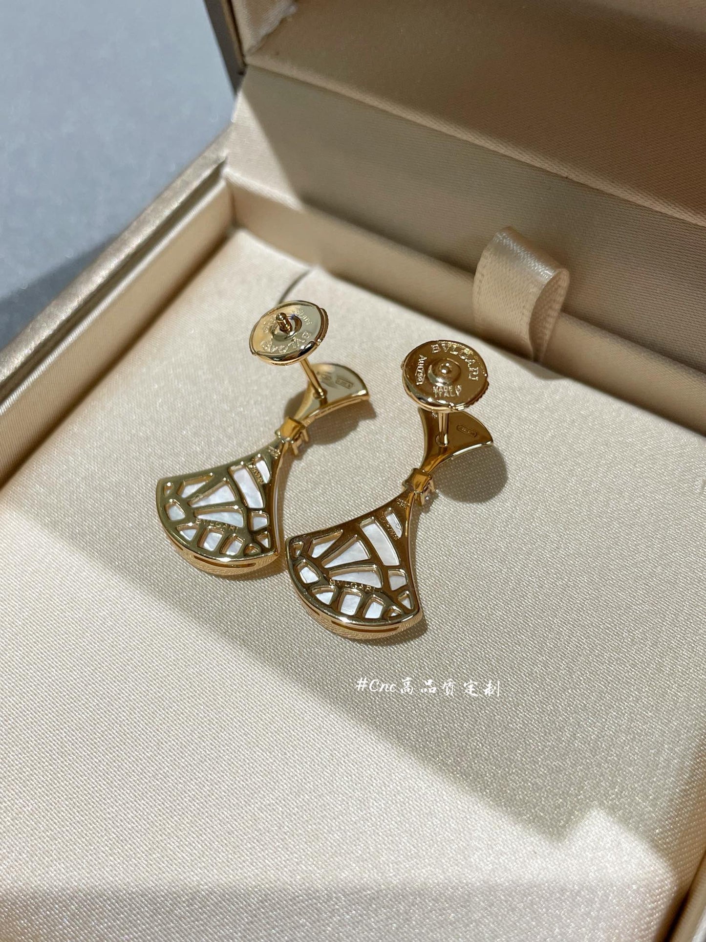 [Grace Jewelry]DREAM MOP 1 DIAMOND EARRINGS