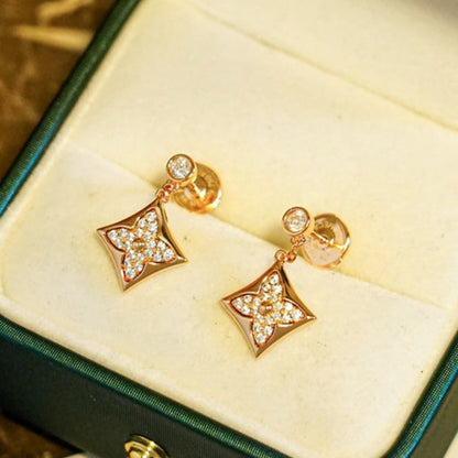 [Grace Jewelry]STAR DIAMONDS EARRINGS GOLD