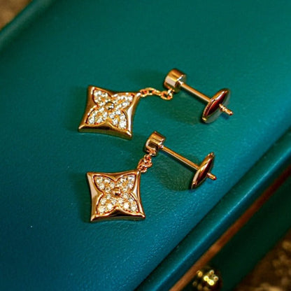 [Grace Jewelry]STAR DIAMONDS EARRINGS GOLD