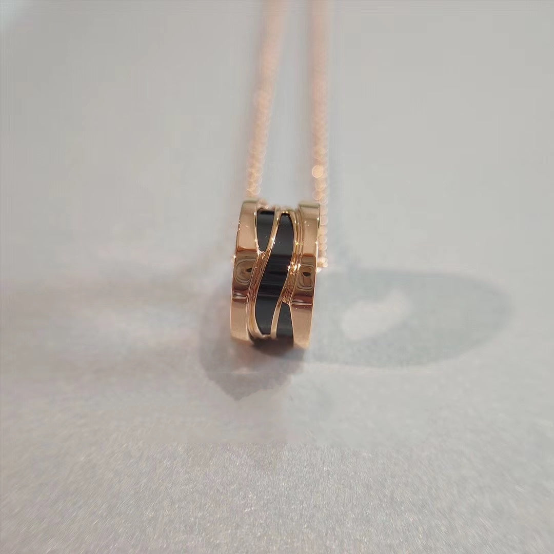 [Grace Jewelry]ZERO 1 NECKLACE PINK GOLD