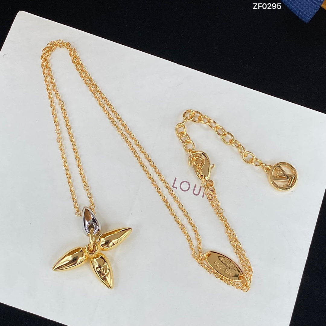 [Grace Jewelry]LOUISETTE PEDANT GOLD NECKLACE