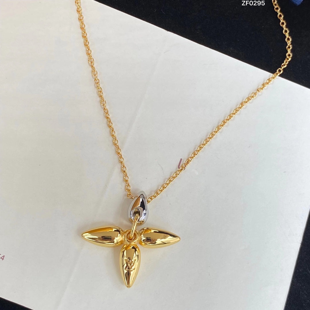 [Grace Jewelry]LOUISETTE PEDANT GOLD NECKLACE