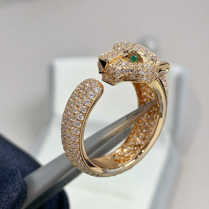 [Grace Jewelry]PANTHERE PINK GOLD DIAMOND RING