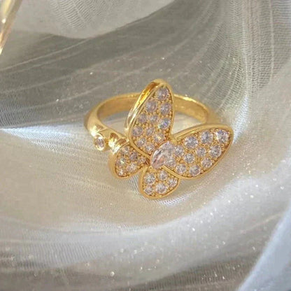 [Grace Jewelry]BUTTERFLY DIAMOND RING