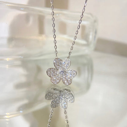 [Grace Jewelry]FLOWER DIAMOND NECKLACE