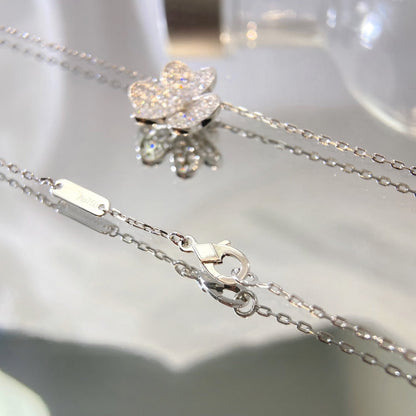 [Grace Jewelry]FLOWER DIAMOND NECKLACE