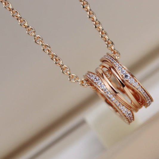 [Grace Jewelry]ZERO 1 PINK GOLD NECKLACE