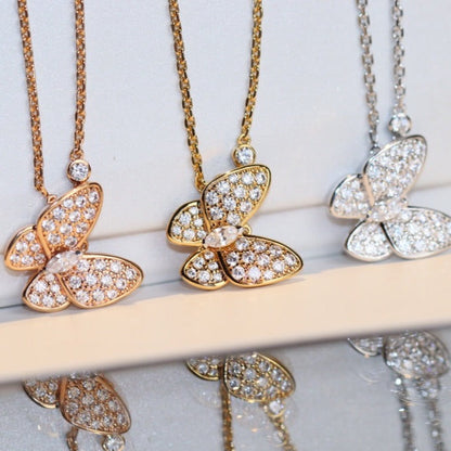 [Grace Jewelry]BUTTERFLY DIAMOND NECKLACE