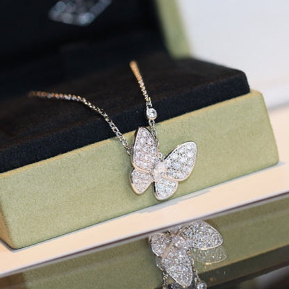 [Grace Jewelry]BUTTERFLY DIAMOND NECKLACE