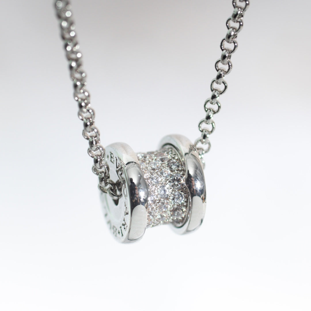 [Grace Jewelry]ZERO 1 SILVER DIAMOND NECKLACE