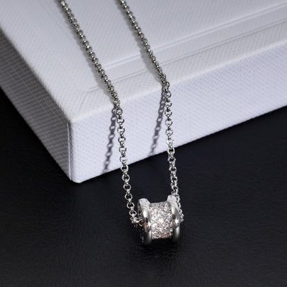 [Grace Jewelry]ZERO 1 SILVER DIAMOND NECKLACE