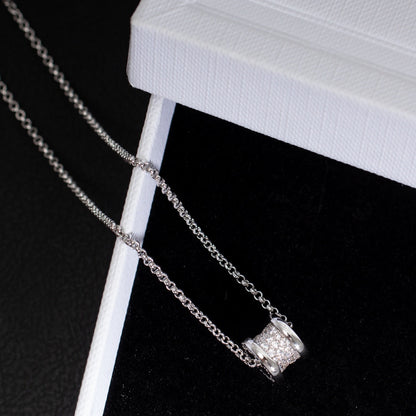 [Grace Jewelry]ZERO 1 SILVER DIAMOND NECKLACE