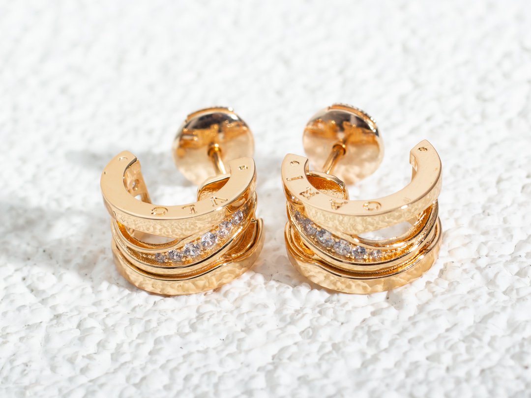 [Grace Jewelry]ZERO 1 PINK GOLD DIAMONDS EARRINGS