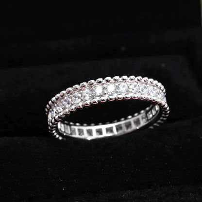 [Grace Jewelry]PERLEE DIAMOND SILVER RING