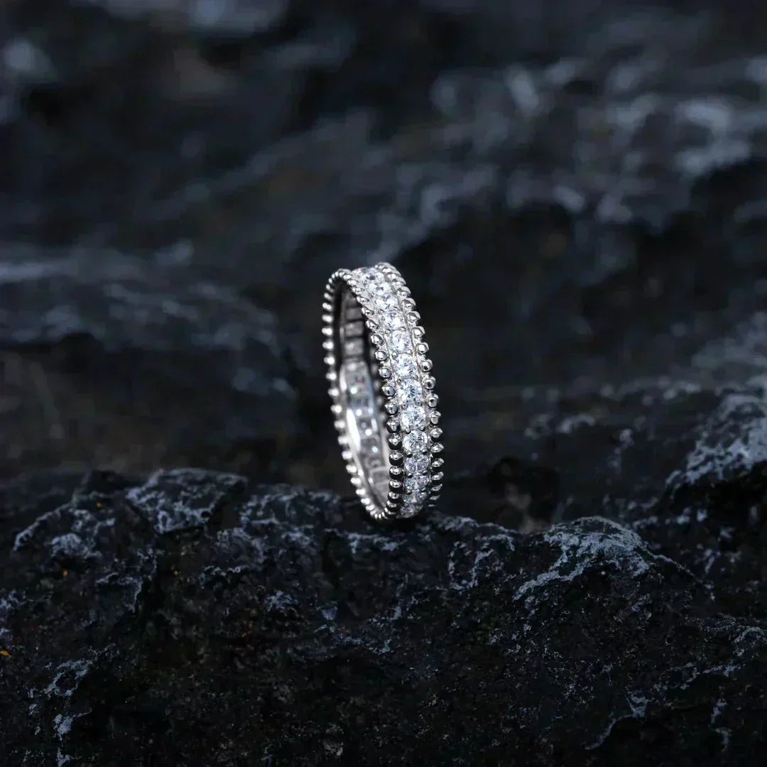 [Grace Jewelry]PERLEE DIAMOND SILVER RING