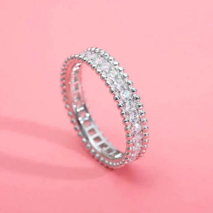 [Grace Jewelry]PERLEE DIAMOND SILVER RING