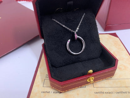 [Grace Jewelry]JUSTE PINK DIAMOND NECKLACE