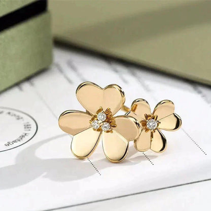 [Grace Jewelry]CLOVER COMOS GOLD DIAMOND RING