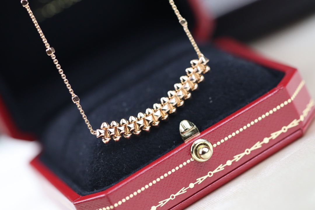 [Grace Jewelry]CLASH PINK GOLD NECKLACE