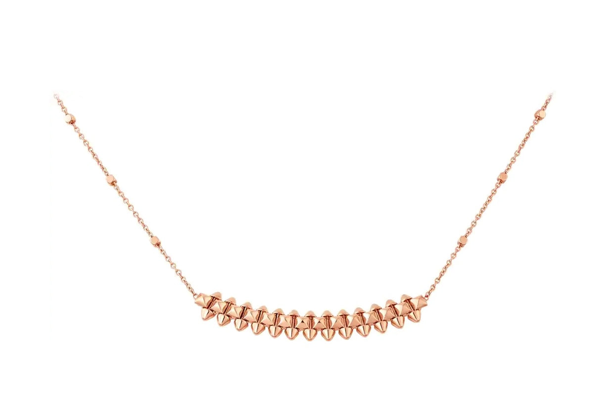 [Grace Jewelry]CLASH PINK GOLD NECKLACE