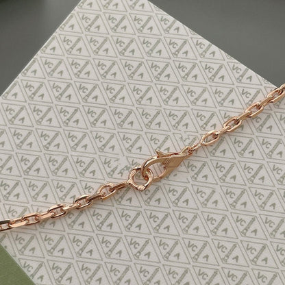 [Grace Jewelry]LUCKY SPRING 15 MOTIFS ROSE GOLD NECKLACE