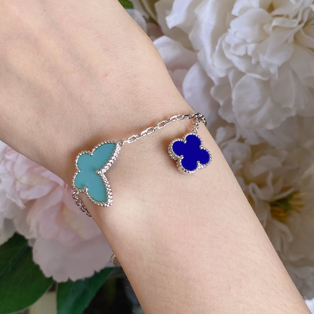 [Grace Jewelry]LUCKY SPRING SILVER BRACELET 4 MOTIF