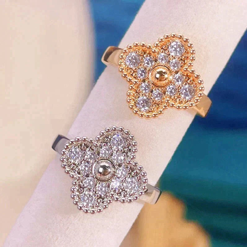 [Grace Jewelry]CLOVER DIAMOND RING