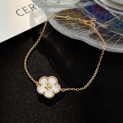 [Grace Jewelry]LUCKY SPRING ROSE GOLD MOP BRACELET