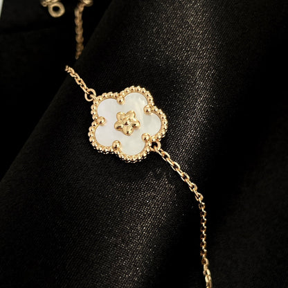 [Grace Jewelry]LUCKY SPRING ROSE GOLD MOP BRACELET