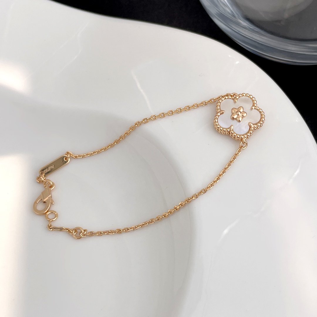 [Grace Jewelry]LUCKY SPRING ROSE GOLD MOP BRACELET