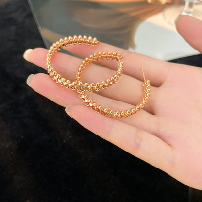 [Grace Jewelry]CLASH HOOP EARRINGS