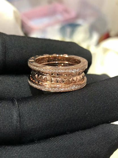 [Grace Jewelry]ZERO 1 ROCK DIAMOND PINK GOLD