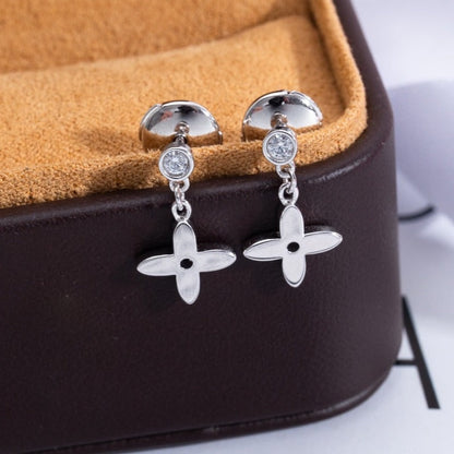 [Grace Jewelry]VIDYLLE SILVER DIAMOND MINI DROP EARRINGS