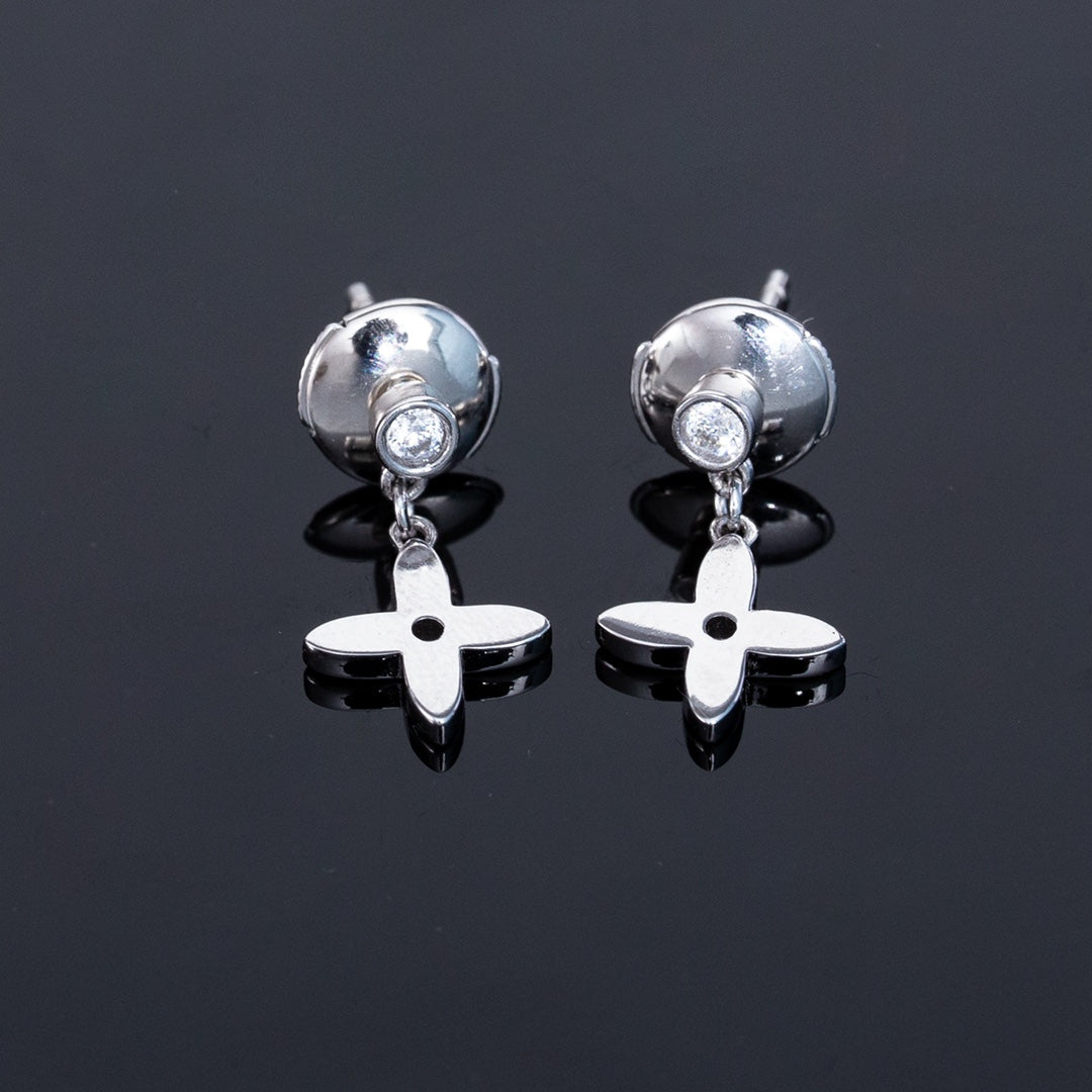 [Grace Jewelry]VIDYLLE SILVER DIAMOND MINI DROP EARRINGS