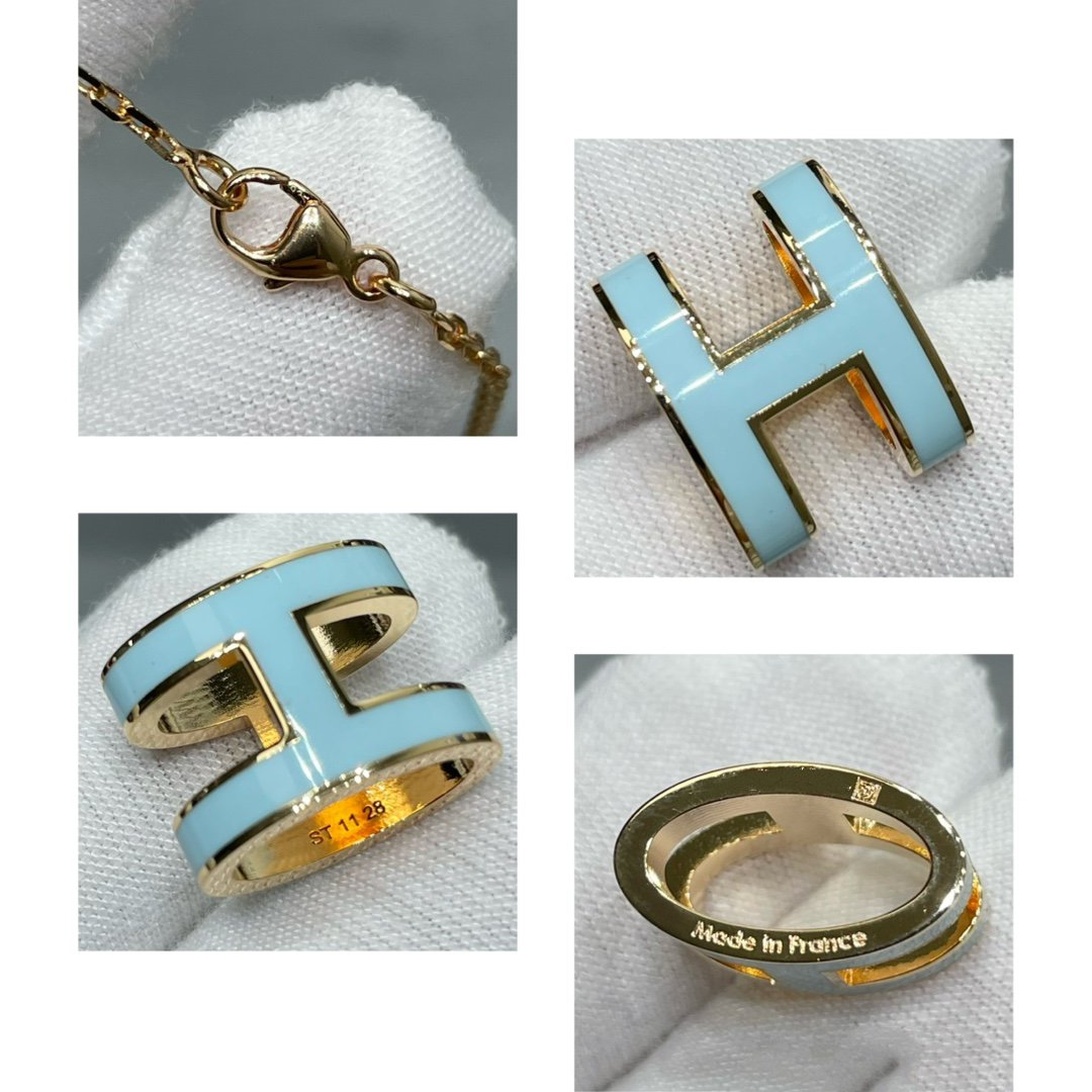 [Grace Jewelry]POP H SKY BLUE NECKLACE